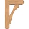 Ekena Millwork Merced Craftsman Smooth Bracket w/ Offset Brace, Western Red Cedar, 7 1/2"W x 24"D x 36"H BKT0806X24X36MRC04SWR - alternate 4